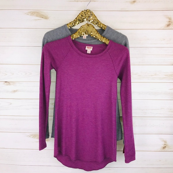 *NEW* MOSSIMO Women/'s Size XSmall XS Thermal Long Sleeve Shirt